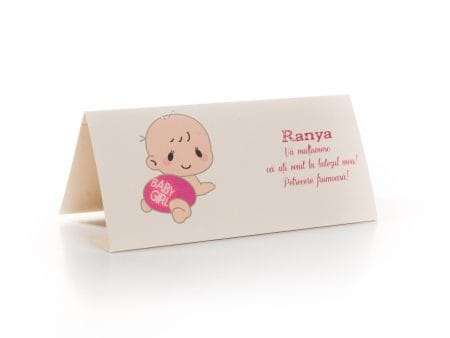 Plicuri de bani botez personalizabile cu text 9 x 20 cm