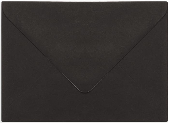 Plicuri negre invitatii felicitare 82 x 113 mm set 20 buc Plicuri negre invitatii felicitare 82 x 113 mm set 20 buc