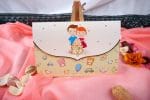 Invitatii de botez parintii bebe si jucarii 18 x 12.3 cm