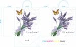 Punga marturii culoare lavanda 25 x 11 x 28 cm
