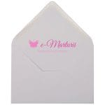 Plicuri albe mat invitatii nunta botez C6 114 x 162 mm set 20 buc