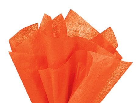 Hartie de matase portocalie set 24 buc