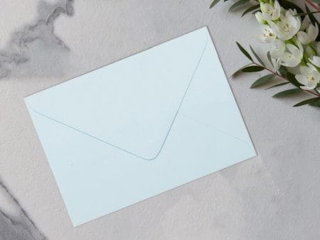Plicuri bleu invitatii felicitare 125 x 175 mm set 20 buc