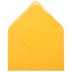 Plicuri galbene nunta botez 114 x 162 mm set 20 buc