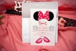 Invitatii botez imagine cu Minnie Mouse 13.5 x 20 cm