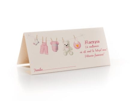 Plicuri de bani botez carton mat cu striatii 9 x 20 cm