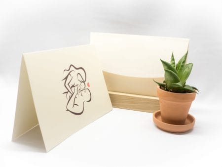 Invitatii botez personalizabile parinti copil si inimioara 13