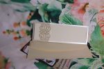 Invitatii nunta crem aurii cu pietricica 9 x 26.5 cm