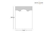Invitatii nunta model gri argintiu 14 x 20 cm