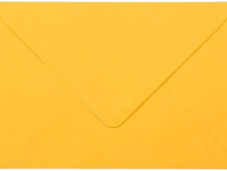 Plicuri galbene nunta botez 114 x 162 mm set 20 buc