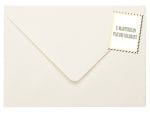 Plicuri albe mat invitatii nunta 133 x 184 mm set 20 buc