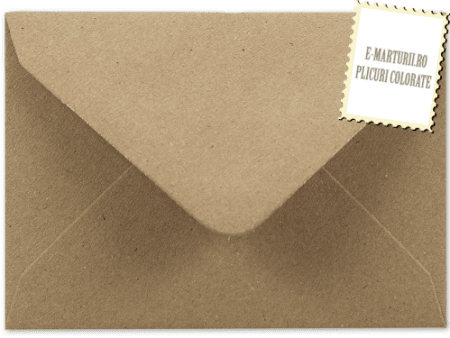 Plicuri craft invitatii felicitare C6 Vintage 114 x 162 mm set 20 buc