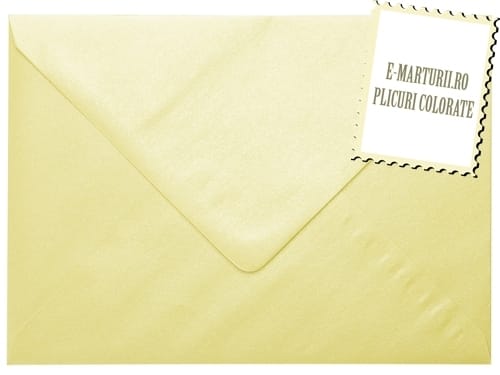 Plicuri crem sidef invitatii nunta i8 133 x 184 mm set 20 buc Plicuri crem sidef invitatii nunta i8 133 x 184 mm set 20 buc