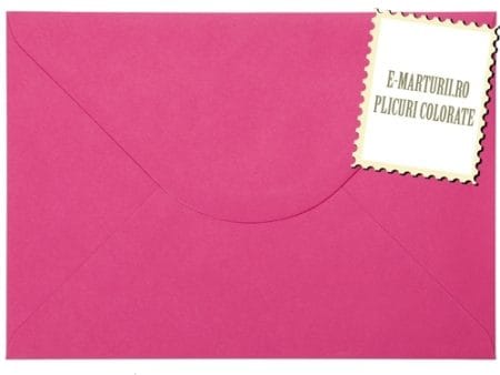 Plicuri fuchsia invitatii felicitare C5 162 x 229 mm set 20 buc