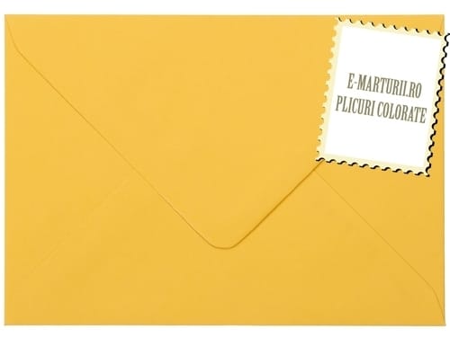 Plicuri galbene invitatii felicitare 82 x 113 mm set 20 buc Plicuri galbene invitatii felicitare 82 x 113 mm set 20 buc