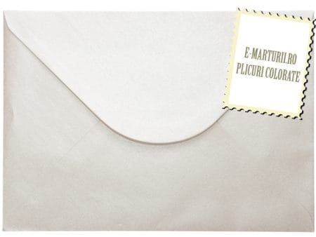 Plicuri ivory sidefat invitatii felicitare Ivory 162 x 229 mm set 20 buc