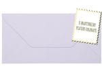 Plicuri lila invitatii felicitare DL 110 x 220 mm set 20 buc