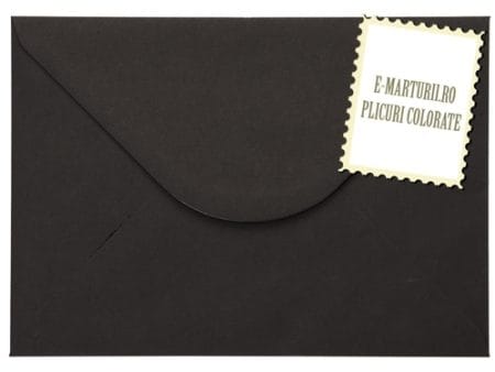 Plicuri negre invitatii felicitare C5 162 x 229 mm set 20 buc