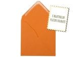 Plicuri portocalii patrate mici 130 x 130 mm set 20 buc