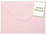 Plicuri roz invitatii botez fatita C5 162 x 229 mm set 20 buc