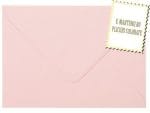 Plicuri roz pal invitatii felicitare 82x113 mm set 20 buc 1 Plicuri roz pal invitatii felicitare 82 x 113 mm set 20 buc