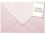 Plicuri roz sidef invitatii felicitari 125 x 175 mm set 20 buc