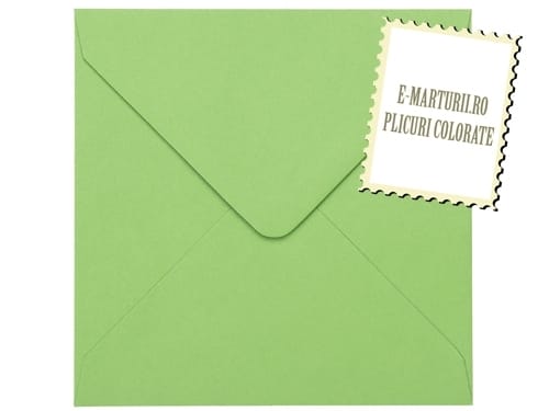 Plicuri verde crud ocazii invitatii felicitare 155 x 155 mm set 20 buc Plicuri verde crud ocazii invitatii felicitare 155 x 155 mm set 20 buc