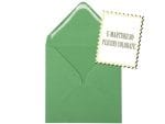 Plicuri verzi patrate invitatii felicitare 130 x 130 mm set 20 buc