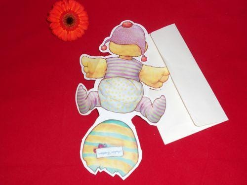 Invitatii botez forma de ratusca 9 cm x 19.5 cm Invitatii botez forma de ratusca 9 cm x 19.5 cm