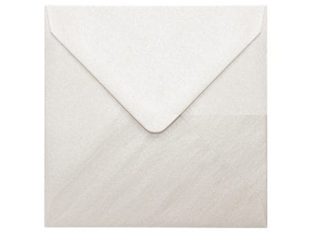 Plicuri ivory sidefat patrate mici 130 x 130 mm set 20 buc