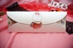 Invitatii nunta botez albe cu flori 9.5 x 27 cm