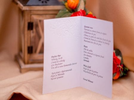 Meniuri botez Mickey Mouse 11 x 18.5 cm