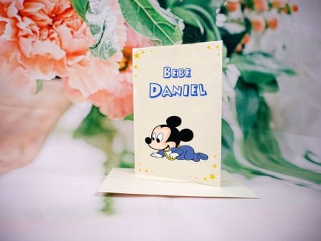 Invitatii botez cu Mickey Mouse