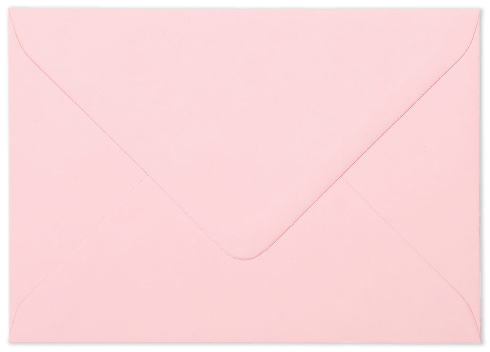 Plicuri roz pal invitatii nunta botez C6 114x162 mm Set 20 buc un plic roz cu o linie subțire