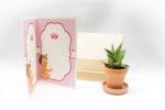 Invitatii botez personalizabile cu text model fetita 13