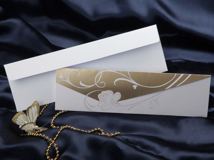 Invitatii nunta carton trei pliuri text mijloc 25.5 cm x 7.5 cm Invitatii nunta carton trei pliuri text mijloc 25.5 cm x 7.5 cm