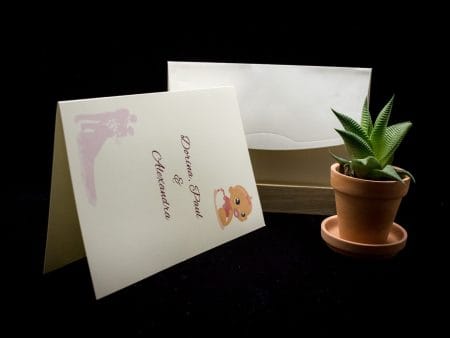 Invitatii botez model tip carte 13