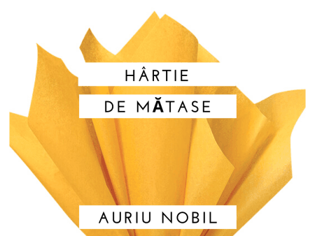 Hartie matase auriu nobil cadouri set 24 buc