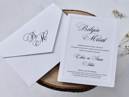 Invitatii nunta lux in relief chenar personalizat plic sigiliu 15 x 21 cm