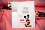 Invitatii botez personalizabile model Mickey Mouse 13.5 x 20 cm