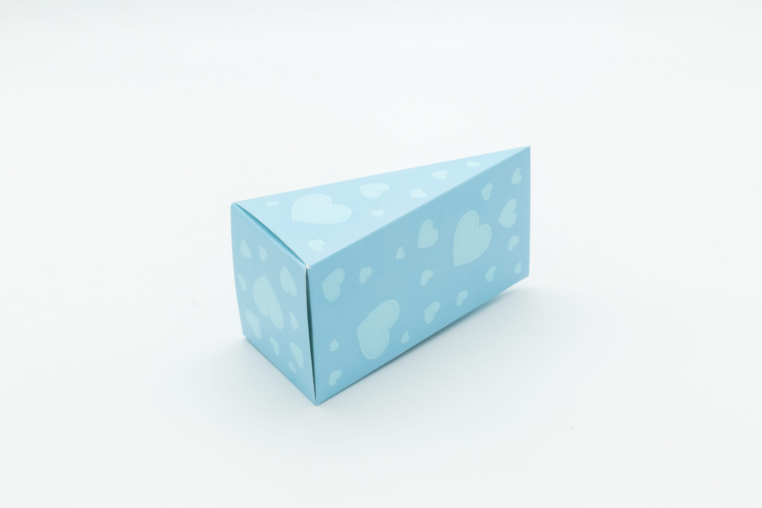cc7af7e9 Cutii de Prajituri felie de tort albastre 15 x 7 x 7.5 cm