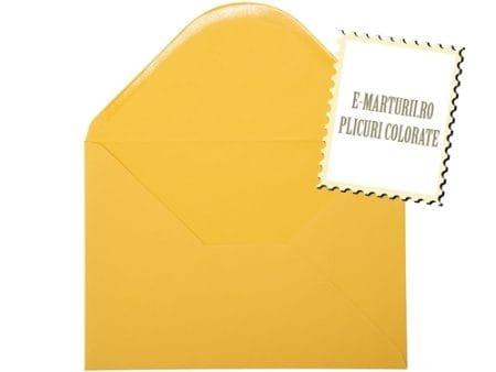 Plicuri galbene invitatii evenimente C5 162 x 229 mm set 20 buc