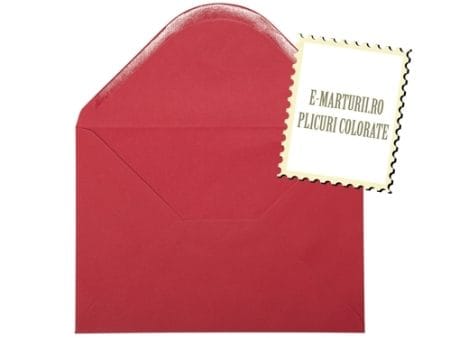 Plicuri rosii invitatii nunta C5 162 x 229 mm set 20 buc