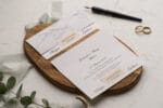 Invitatii nunta clasica printata pe carton deosebit 1 Invitatii nunta clasica printata pe carton deosebit