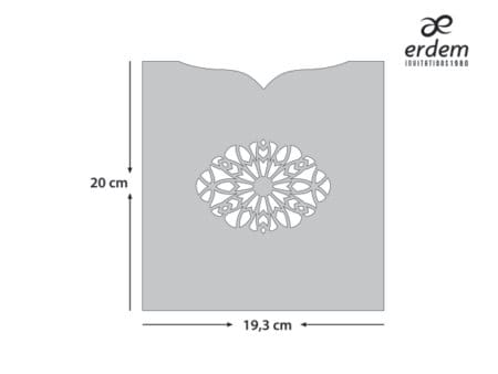 Invitatii nunta eleganta din carton gros cu canaf auriu
