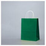 Pungi hartie alba colorate 100% verde inchis – 25X14x30