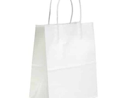 Sacosa alba Kraft alb 100gr/mp 43x16x47cm