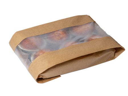 &nbsp; poate fi folosit pentru preambalarea produselor de panificație.Făcut din 100% hârtie kraft și&nbsp; fereastră de hârtie semi-transparenta.Ambalat 1000 de bucăți pe cutie.Ambalaj BIO 100%&nbsp;Recomandari:Nu gasesti produsul cautat mai jos ?Vezi alte produse similare AICI