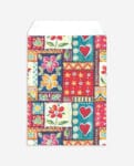 Punga martisoare flori si inimi 9x15 cm 200 buc 1 Punga mercerie flori si inimi – lwc alb 70gr/m2 9×15 cm – 200 buc