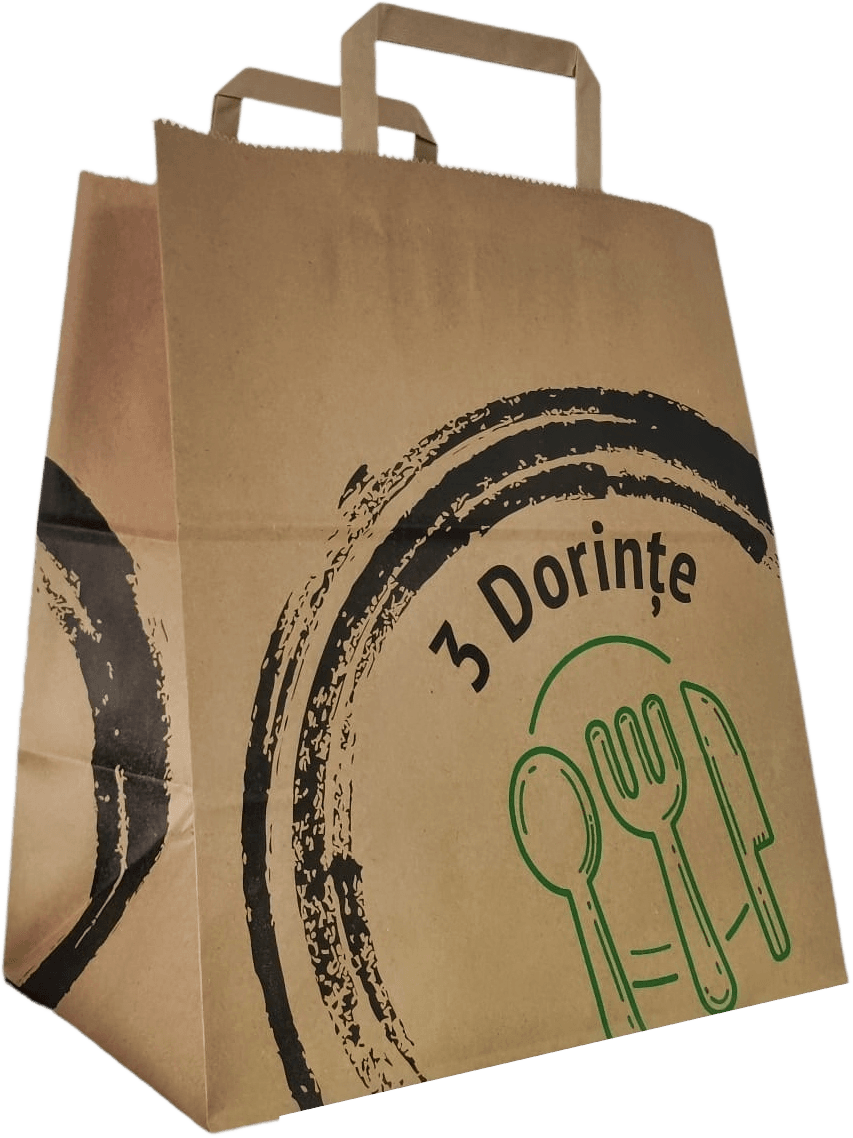 Punga hartie natur Caracteristici:Hartie natur 70gr/mpDesign atractivPrezentarea produselor alimentare cu design elegantPotrivita pentru gama larga de produseIdeal pentru restaurante